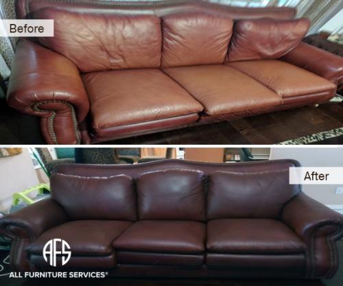 leather sofa color change restoration dyeing  matching repair discoloration faded peeling material